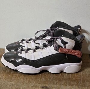 Jordan 6 Rings 'White/Anthracite/Red Stardust' (GS) Kid's Size 7Y